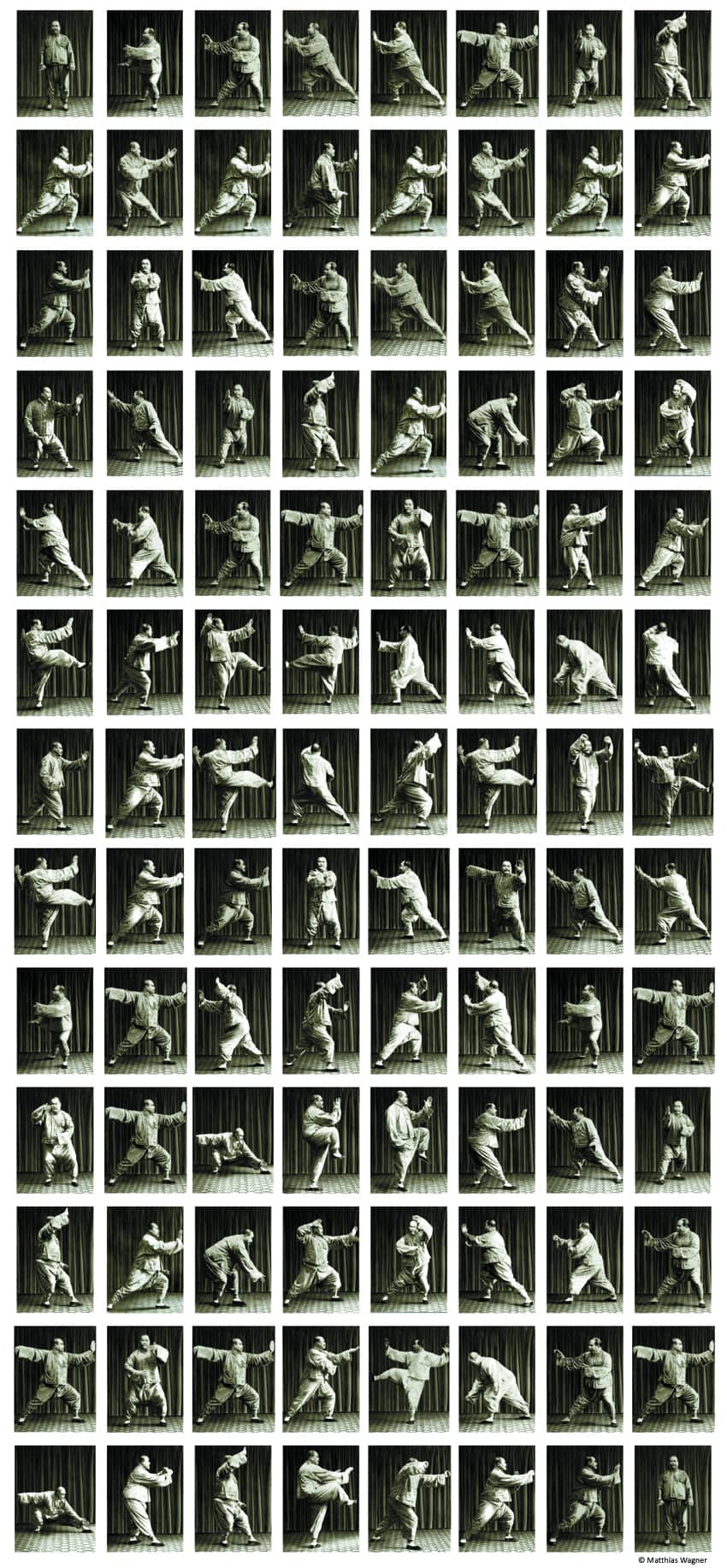 Yang Chenfu zeigt die Tai Chi Form